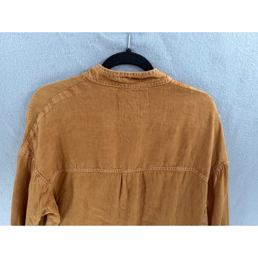 Zara Dress Womens S Tunic 100% Linen Lagenlook Desert Minimalist Coastal Grandma - Picture 7 of 12